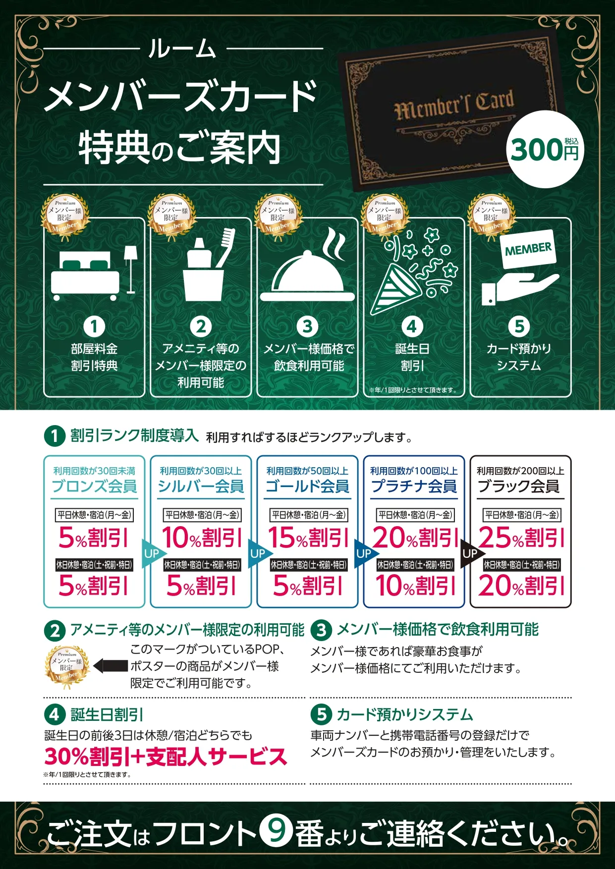 メンバーズ特典